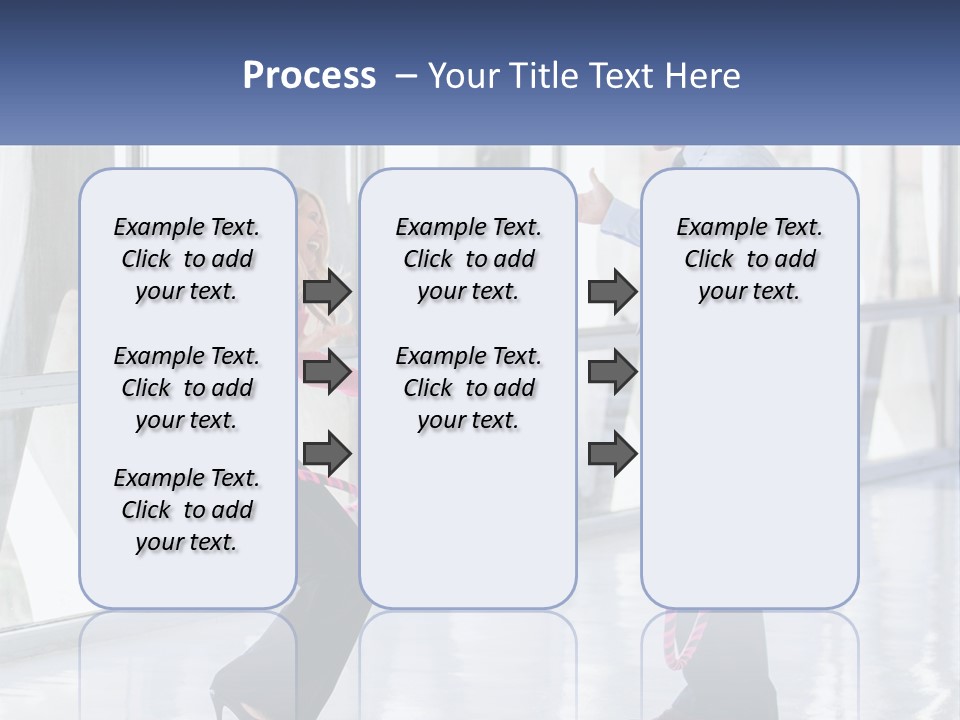 A Man And A Woman Playing With A Rope PowerPoint Template