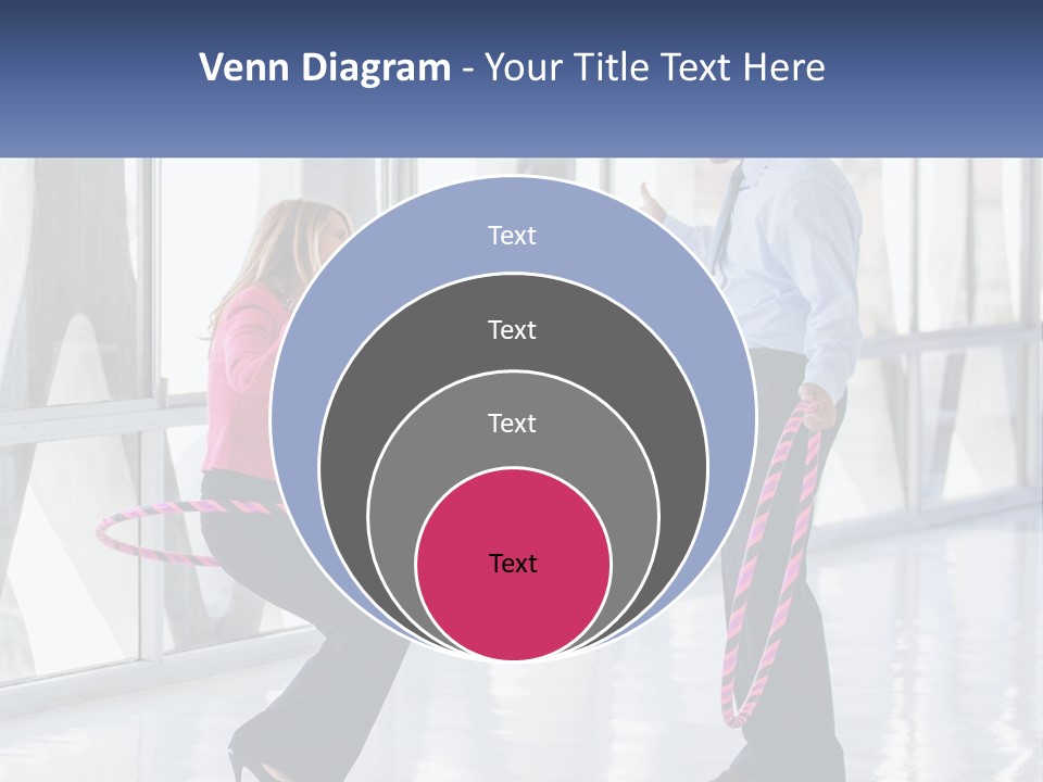 A Man And A Woman Playing With A Rope PowerPoint Template