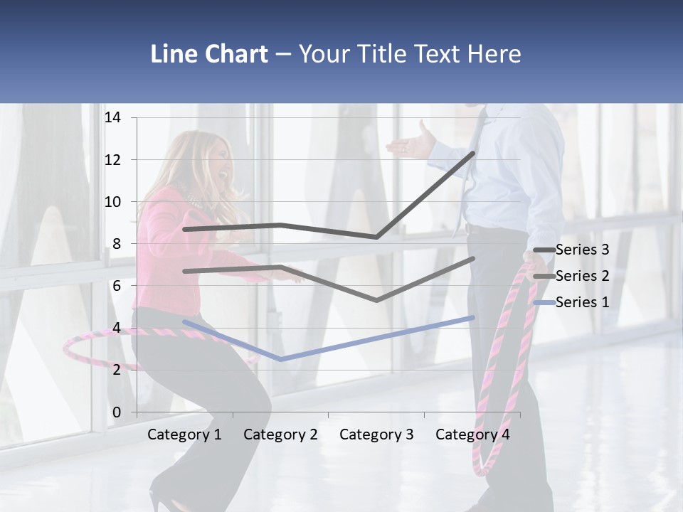 A Man And A Woman Playing With A Rope PowerPoint Template