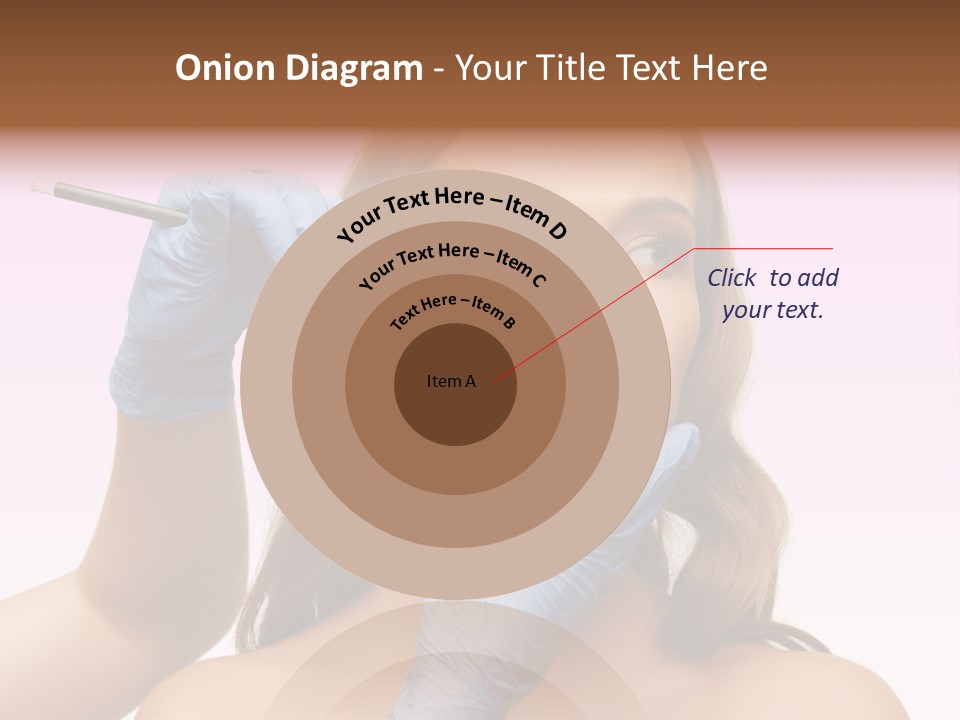 A Woman Getting Her Makeup Done By A Professional Makeup Artist PowerPoint Template