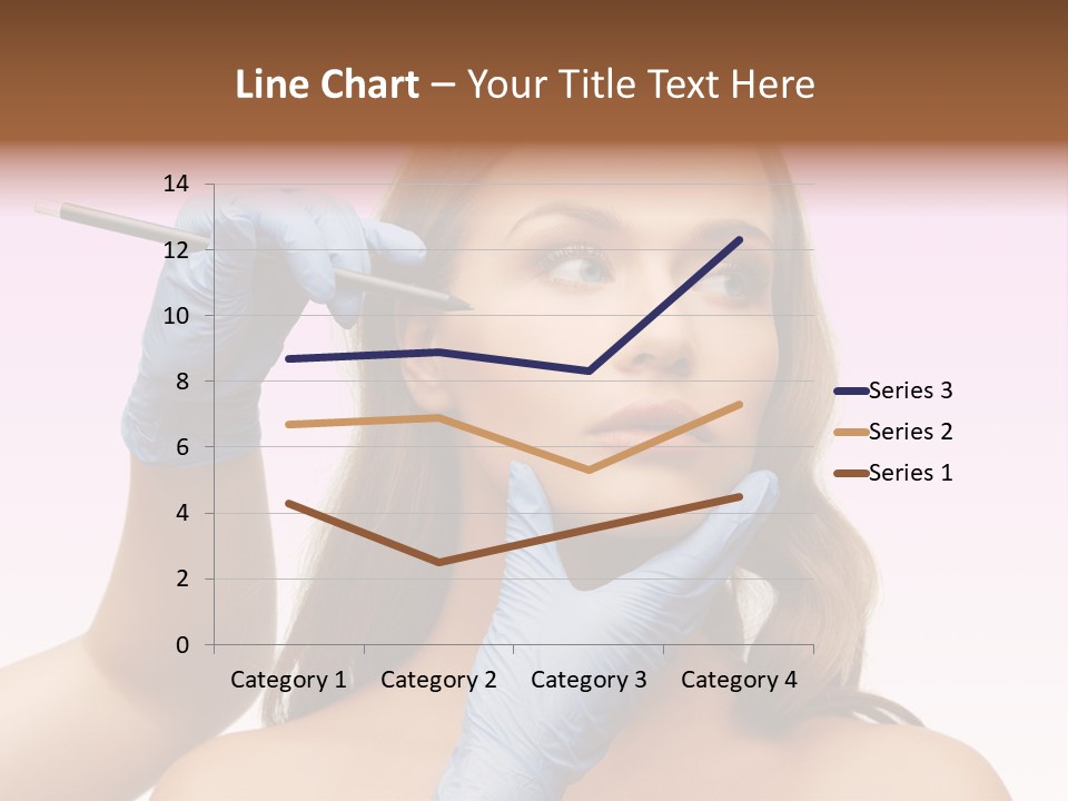 A Woman Getting Her Makeup Done By A Professional Makeup Artist PowerPoint Template