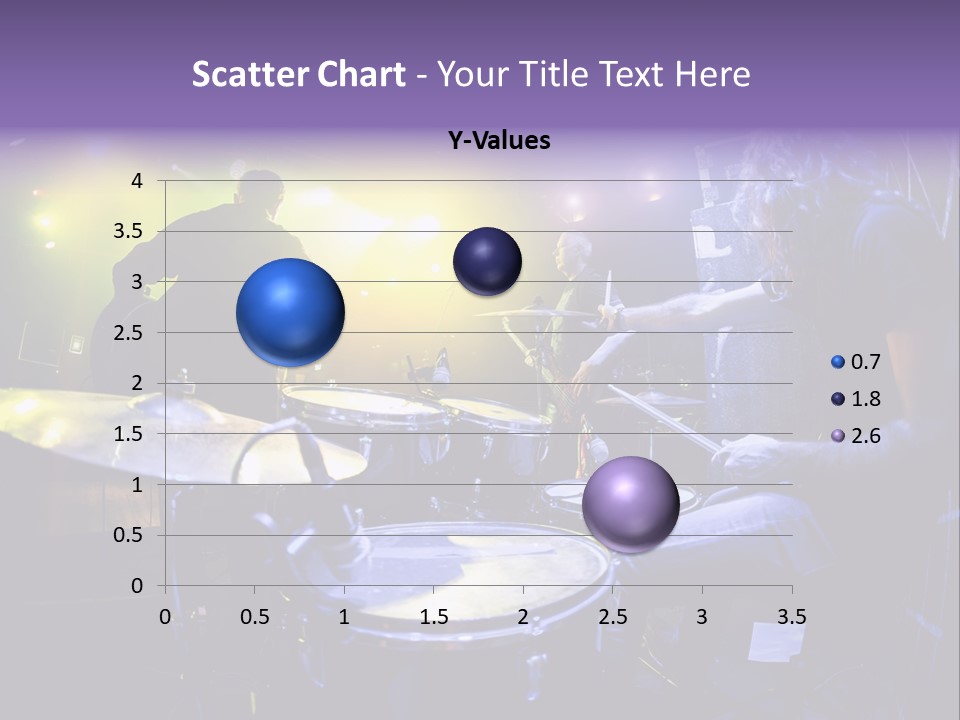 A Group Of People Playing Drums On A Stage PowerPoint Template