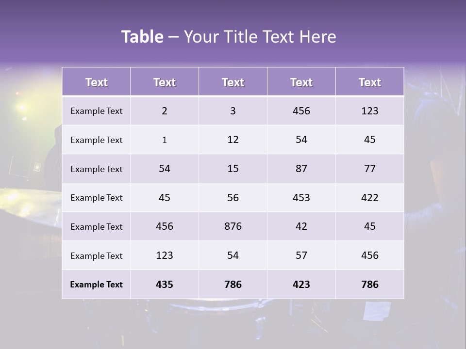 A Group Of People Playing Drums On A Stage PowerPoint Template