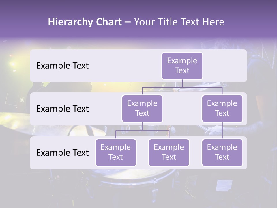 A Group Of People Playing Drums On A Stage PowerPoint Template