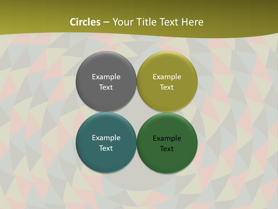 A Colorful Abstract Background With A Black Hole In The Center PowerPoint Template