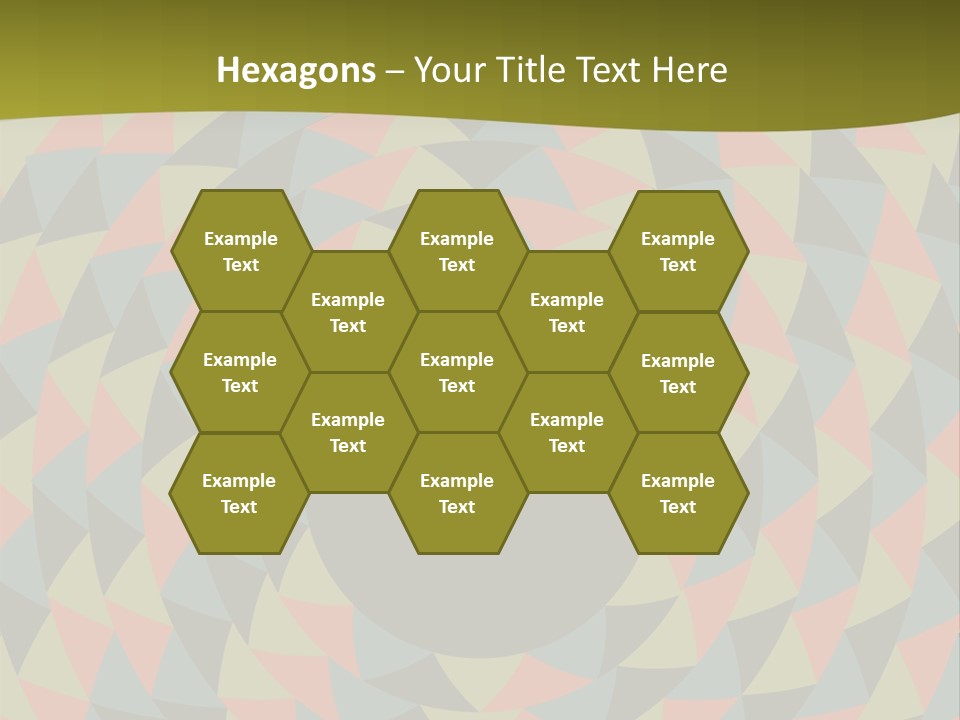 A Colorful Abstract Background With A Black Hole In The Center PowerPoint Template