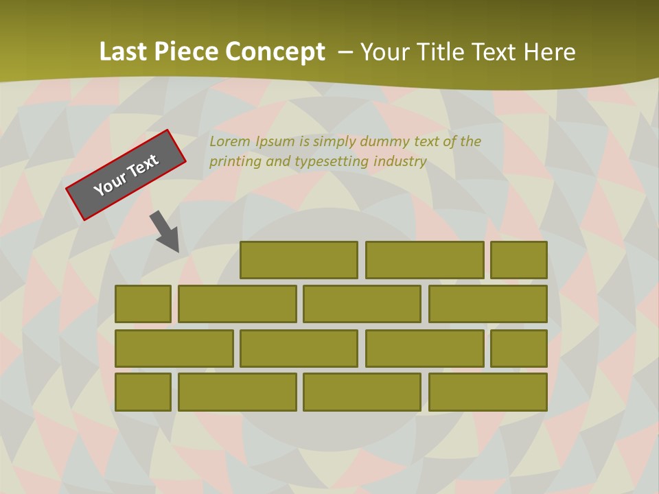 A Colorful Abstract Background With A Black Hole In The Center PowerPoint Template