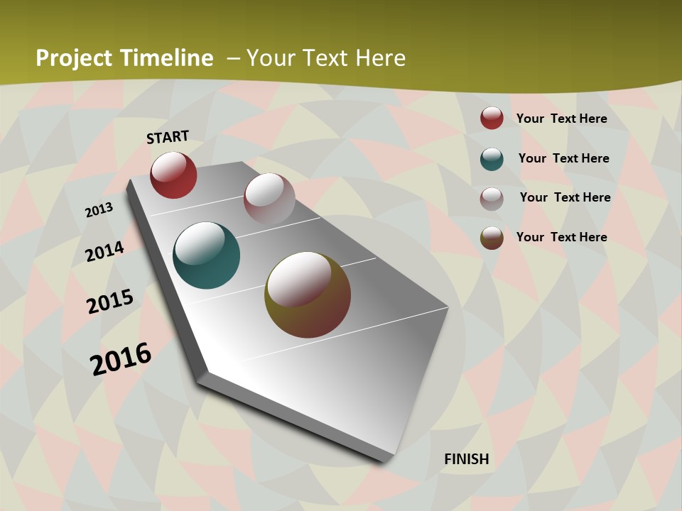 A Colorful Abstract Background With A Black Hole In The Center PowerPoint Template