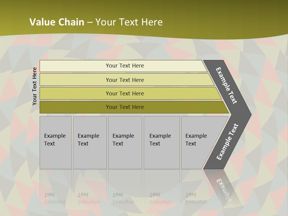 A Colorful Abstract Background With A Black Hole In The Center PowerPoint Template