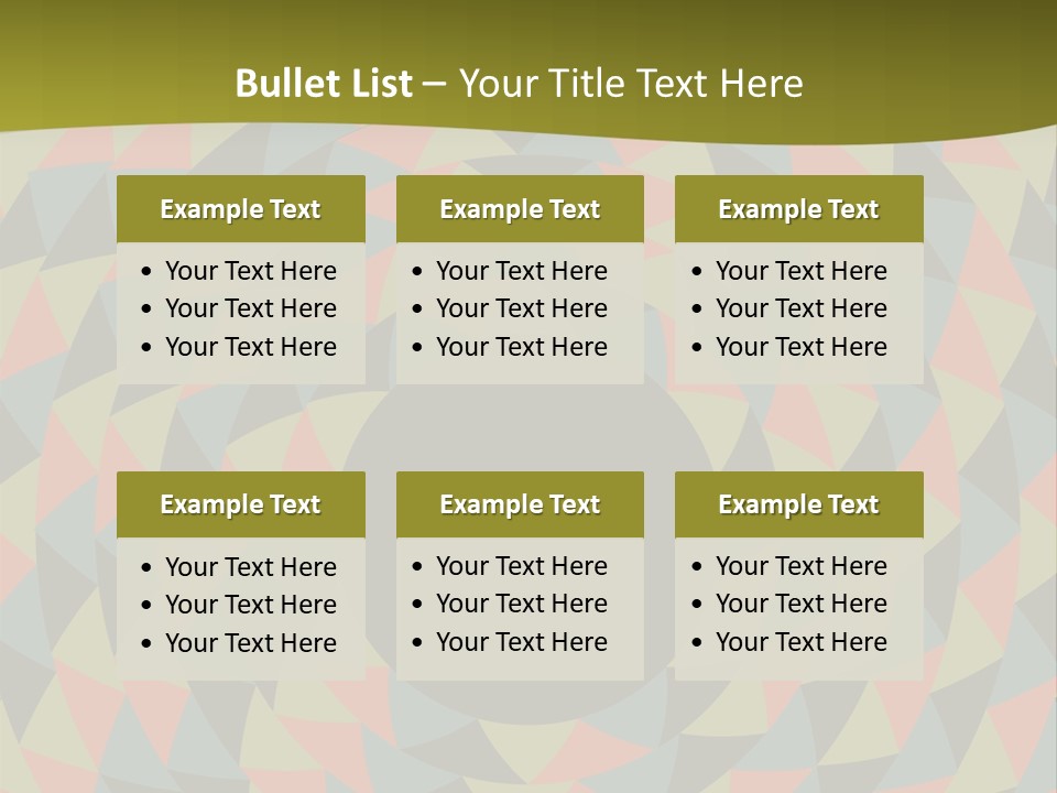 A Colorful Abstract Background With A Black Hole In The Center PowerPoint Template