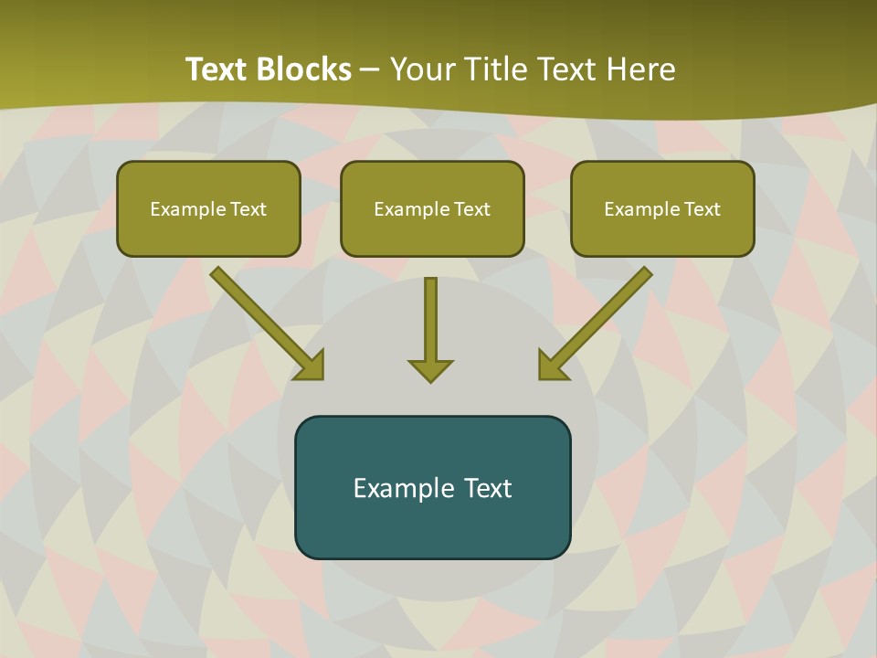 A Colorful Abstract Background With A Black Hole In The Center PowerPoint Template