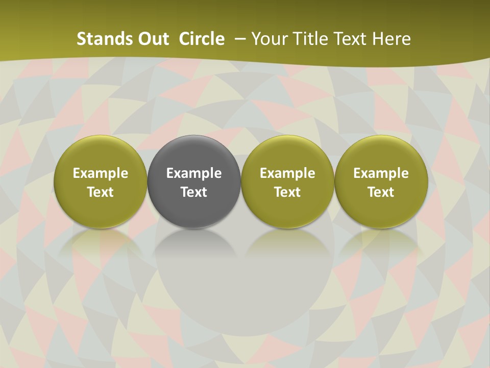 A Colorful Abstract Background With A Black Hole In The Center PowerPoint Template