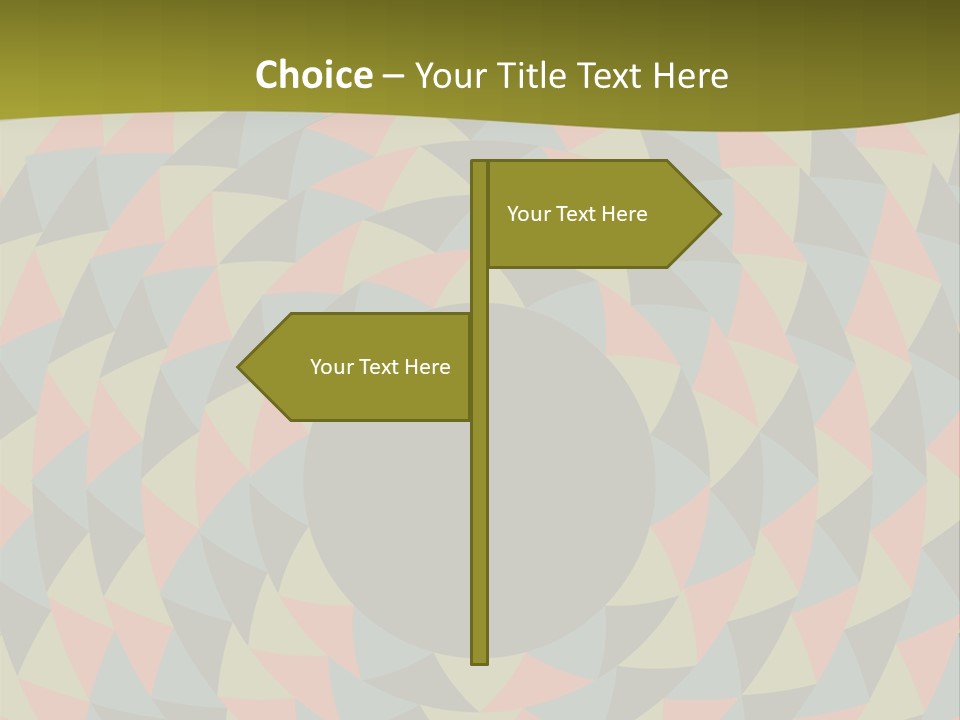 A Colorful Abstract Background With A Black Hole In The Center PowerPoint Template