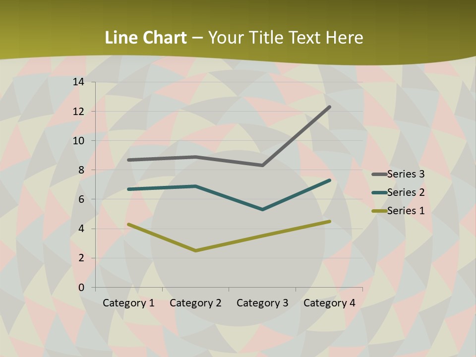 A Colorful Abstract Background With A Black Hole In The Center PowerPoint Template