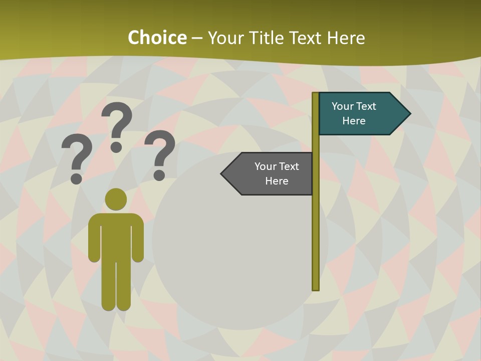 A Colorful Abstract Background With A Black Hole In The Center PowerPoint Template