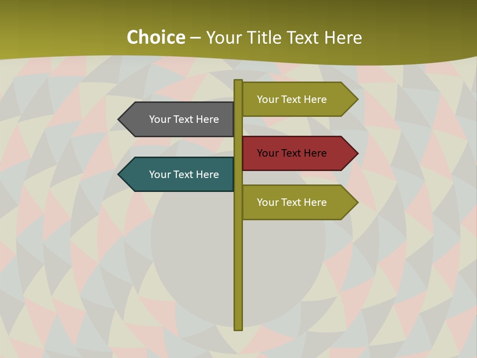 A Colorful Abstract Background With A Black Hole In The Center PowerPoint Template