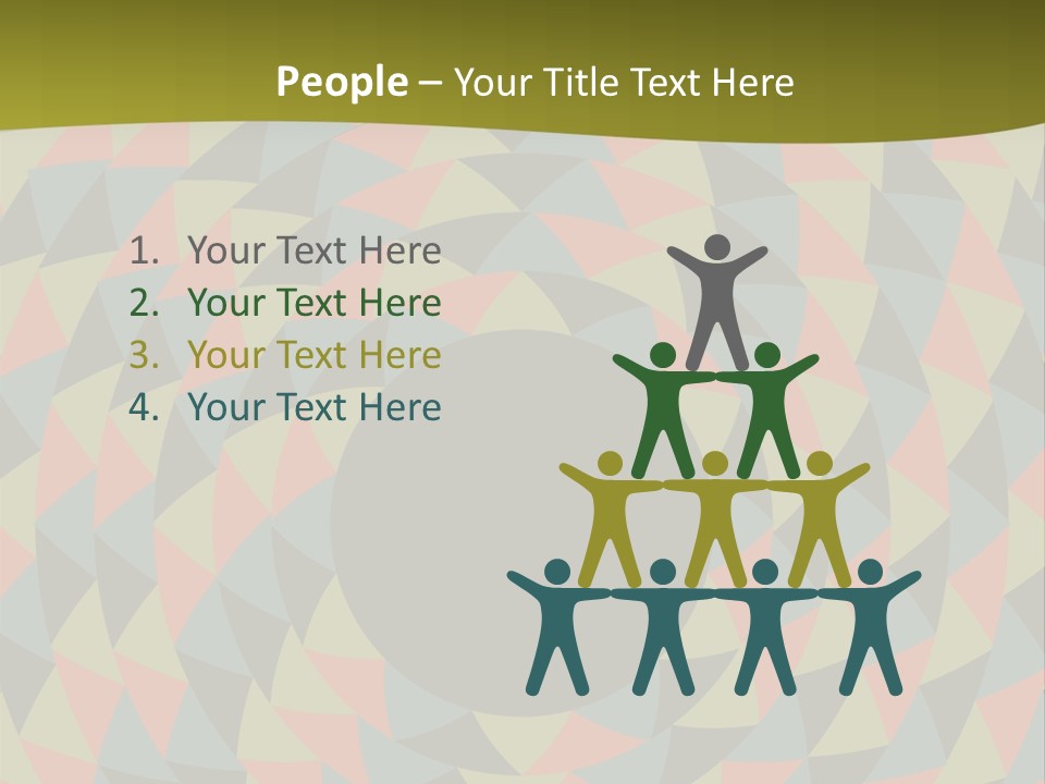 A Colorful Abstract Background With A Black Hole In The Center PowerPoint Template