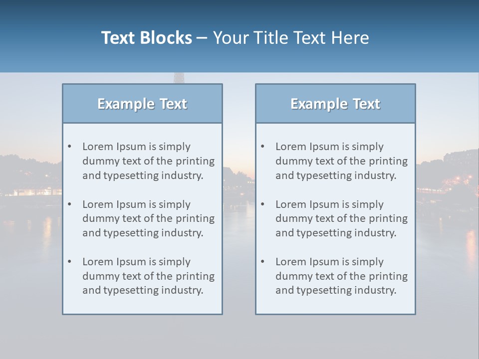The Eiffel Tower Is Lit Up At Night PowerPoint Template