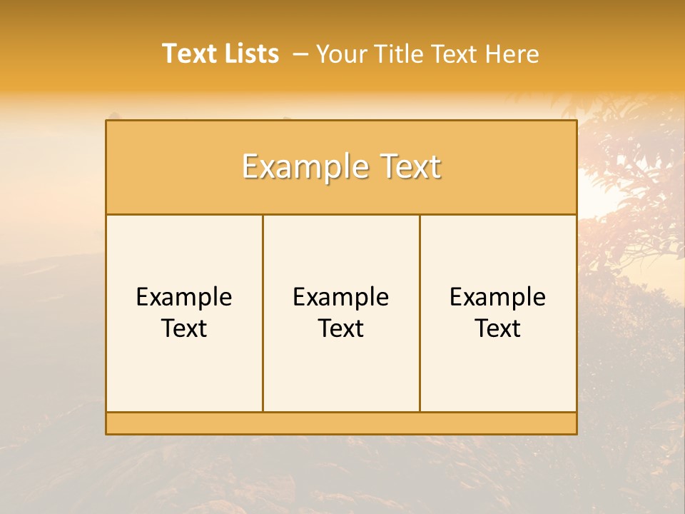 A Man And A Woman Sitting On Top Of A Mountain PowerPoint Template