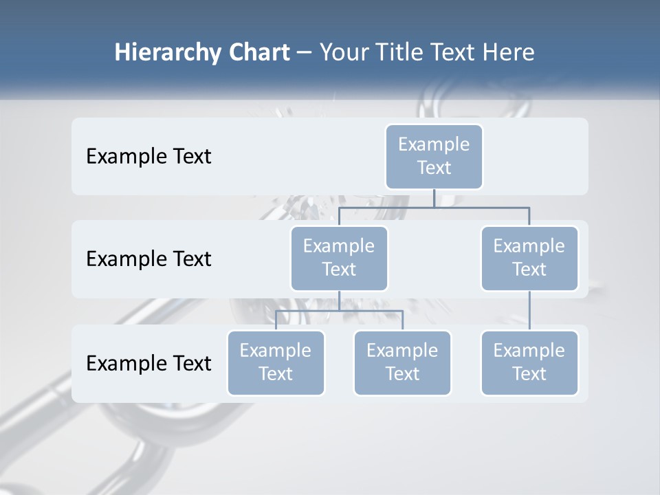 A Chain That Is Connected To A Piece Of Paper PowerPoint Template