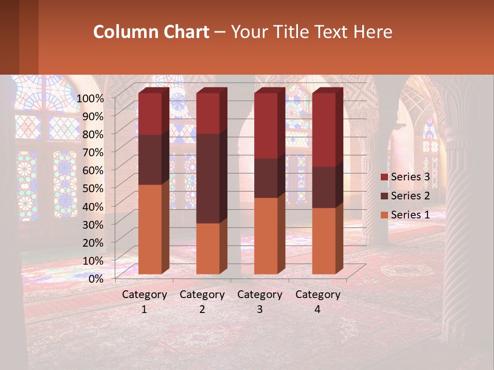 A Large Room Filled With Lots Of Windows PowerPoint Template