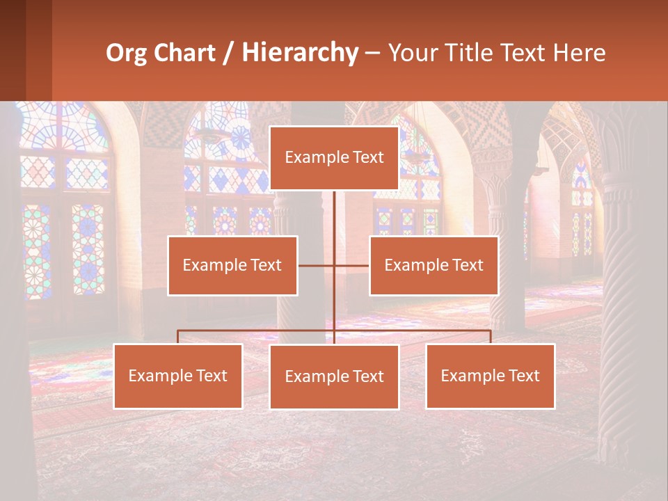 A Large Room Filled With Lots Of Windows PowerPoint Template