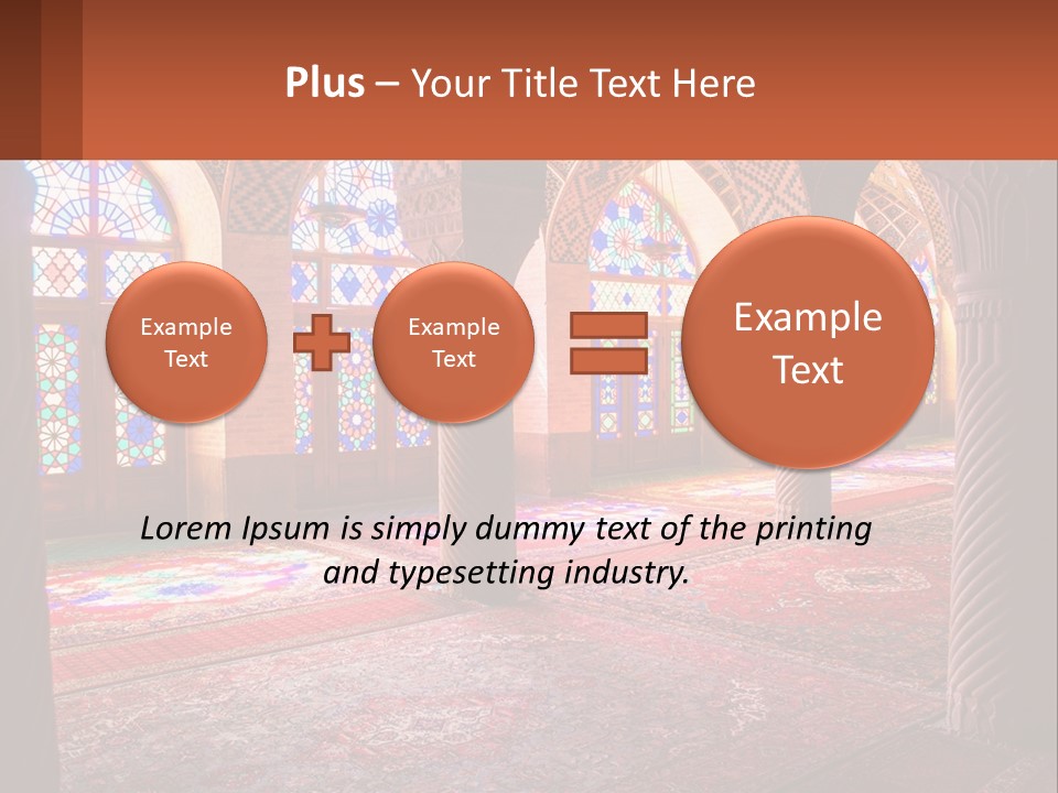 A Large Room Filled With Lots Of Windows PowerPoint Template