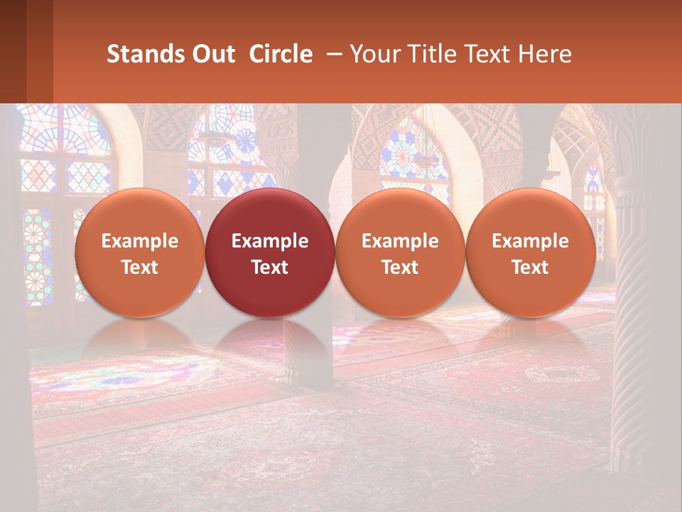 A Large Room Filled With Lots Of Windows PowerPoint Template