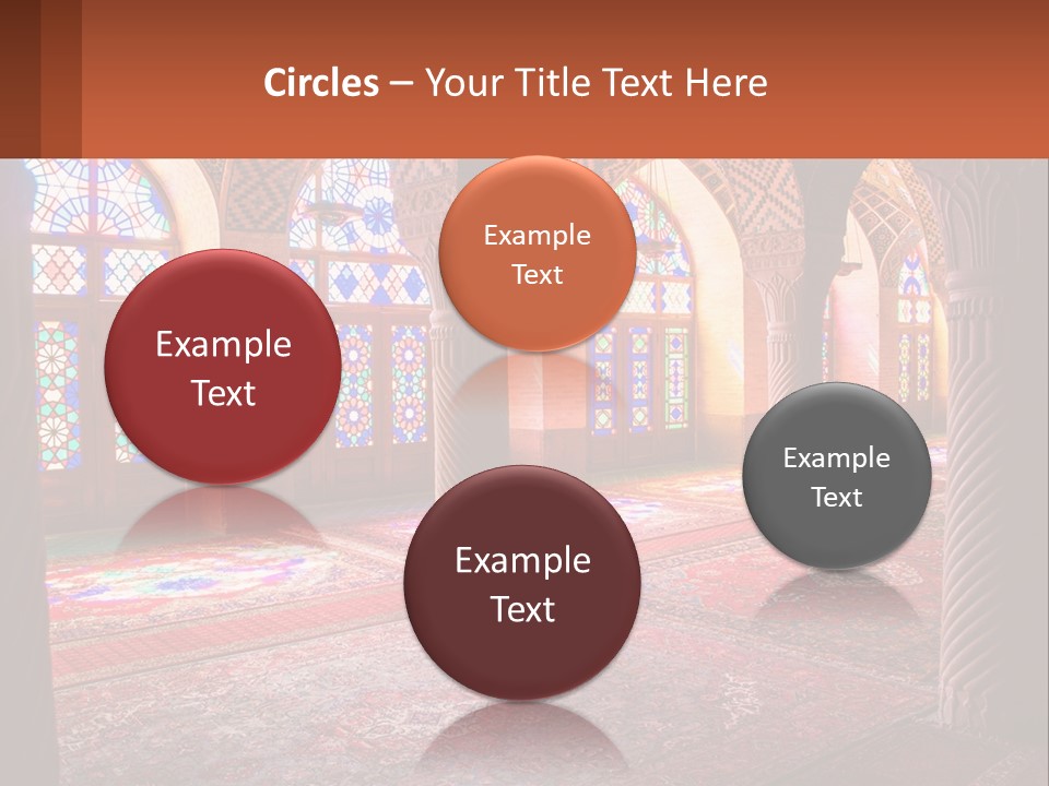 A Large Room Filled With Lots Of Windows PowerPoint Template