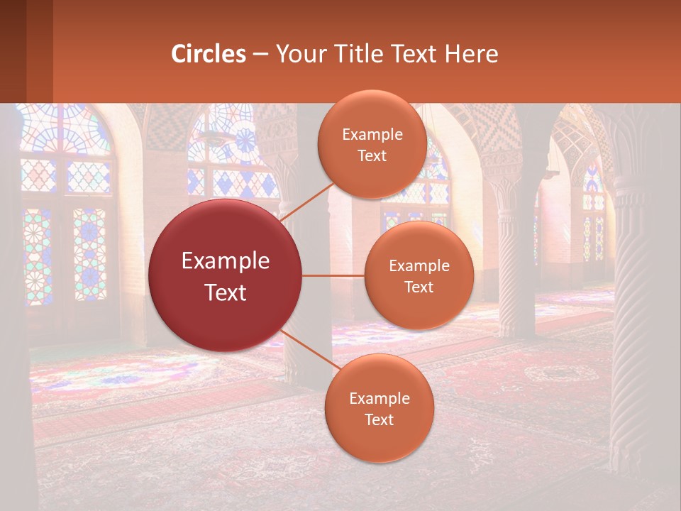 A Large Room Filled With Lots Of Windows PowerPoint Template