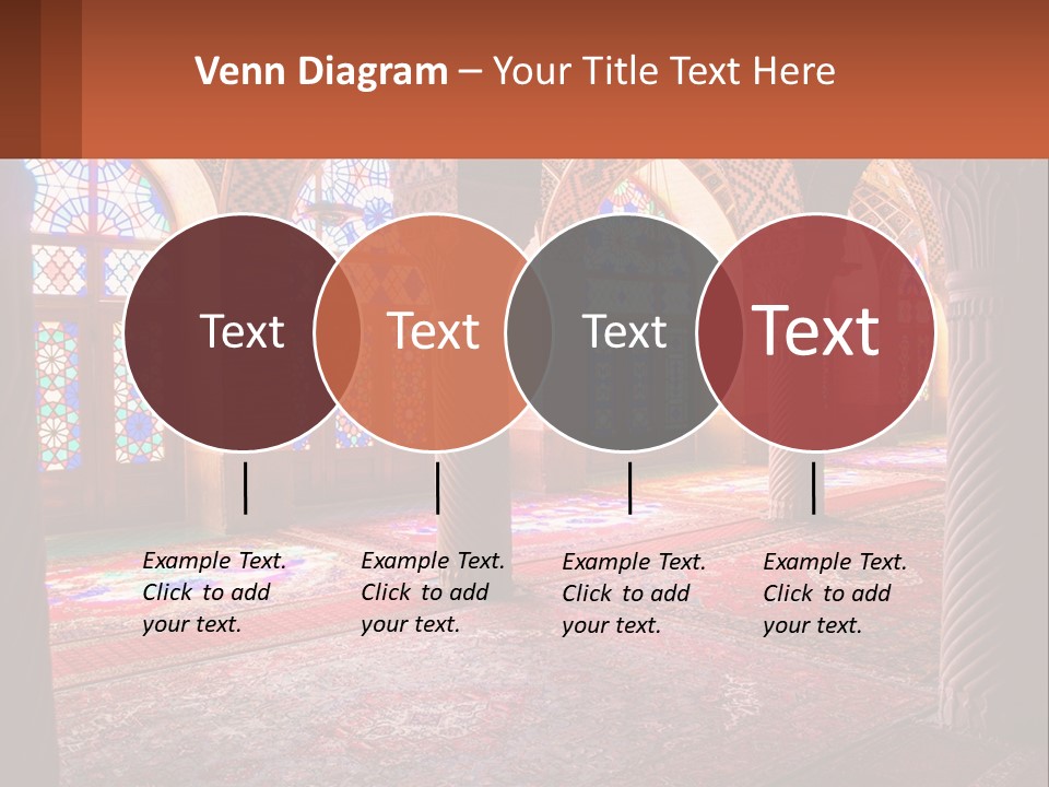 A Large Room Filled With Lots Of Windows PowerPoint Template