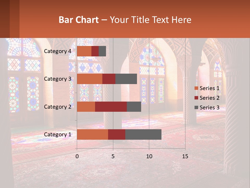 A Large Room Filled With Lots Of Windows PowerPoint Template