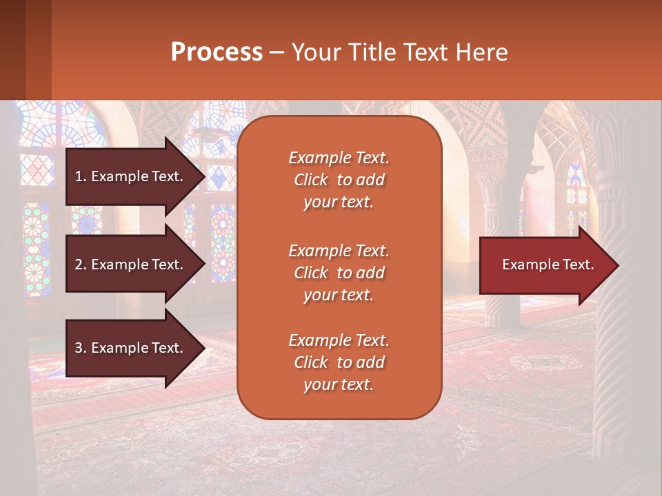 A Large Room Filled With Lots Of Windows PowerPoint Template