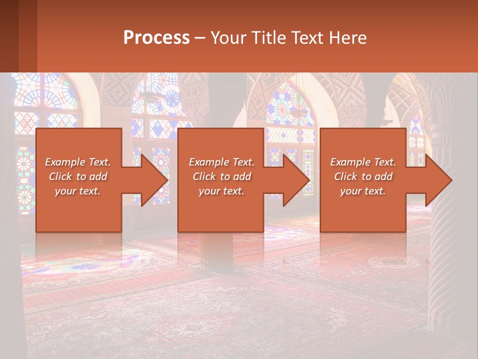A Large Room Filled With Lots Of Windows PowerPoint Template