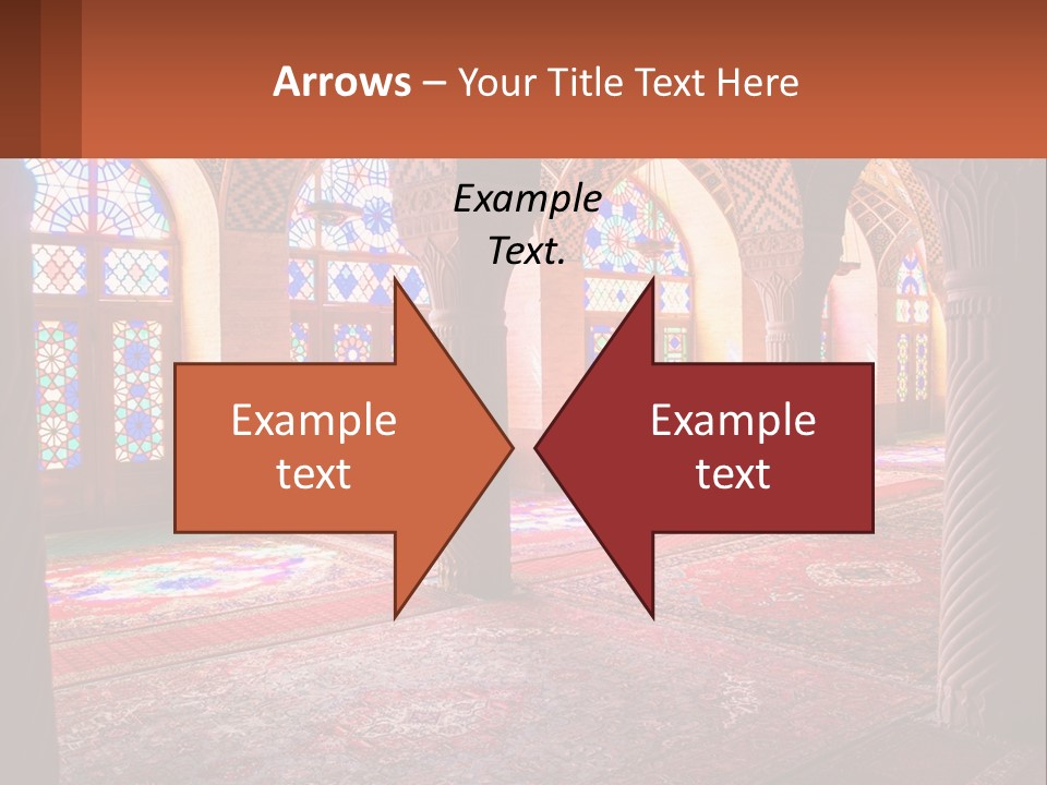 A Large Room Filled With Lots Of Windows PowerPoint Template