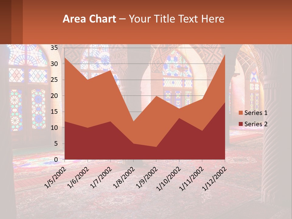 A Large Room Filled With Lots Of Windows PowerPoint Template