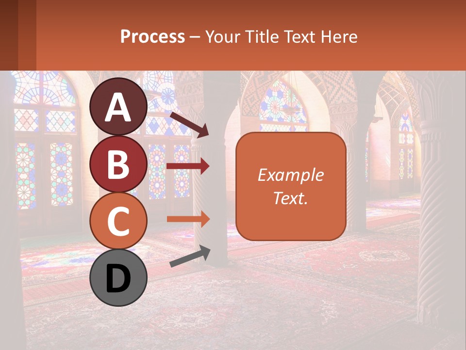 A Large Room Filled With Lots Of Windows PowerPoint Template