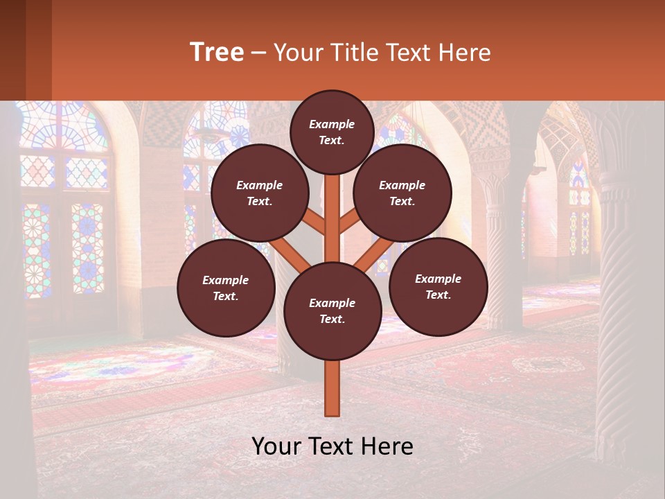 A Large Room Filled With Lots Of Windows PowerPoint Template