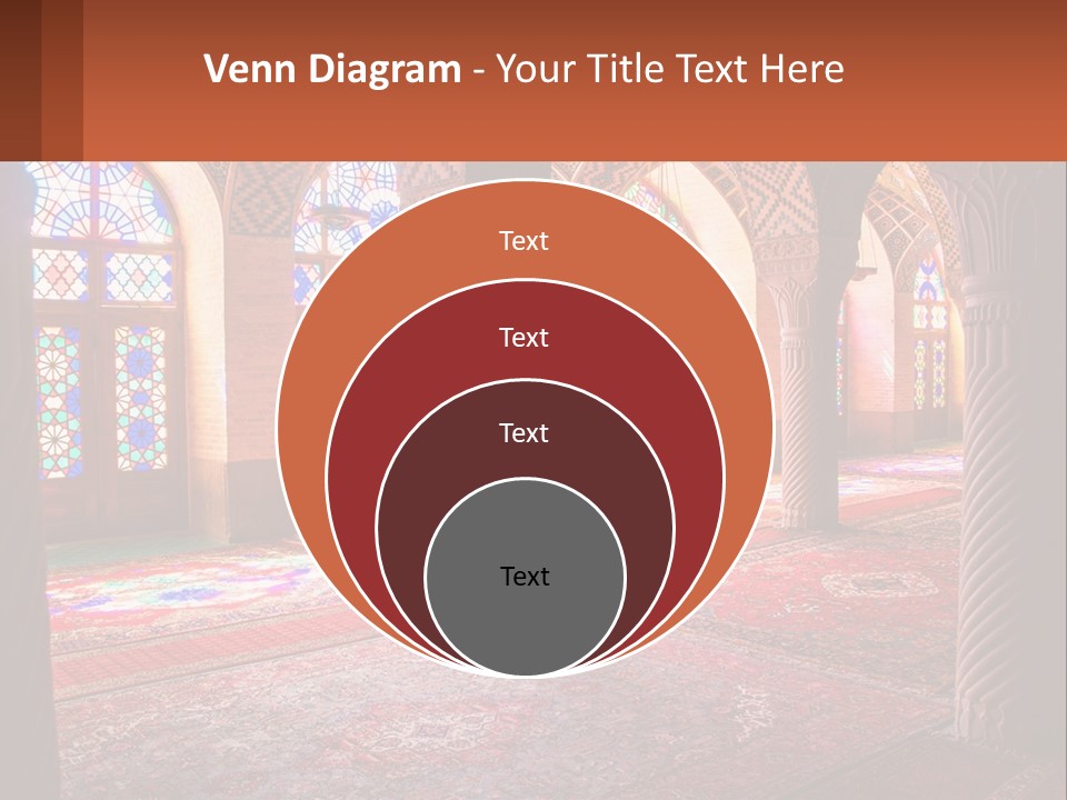 A Large Room Filled With Lots Of Windows PowerPoint Template
