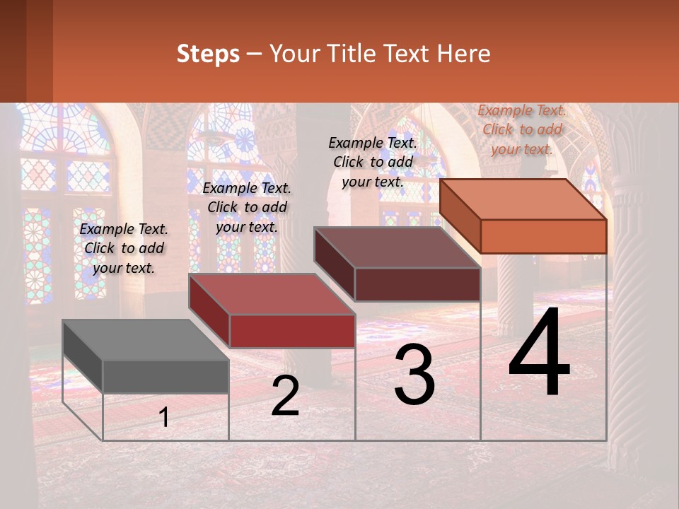 A Large Room Filled With Lots Of Windows PowerPoint Template