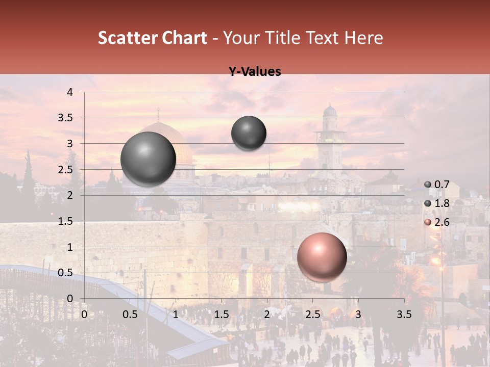 A Picture Of The Dome Of The Rock In The Middle Of The City PowerPoint Template