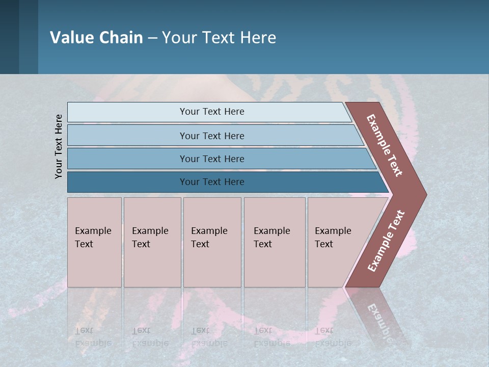 A Child's Hand Touching A Pink Brain On A Blue Carpet PowerPoint Template