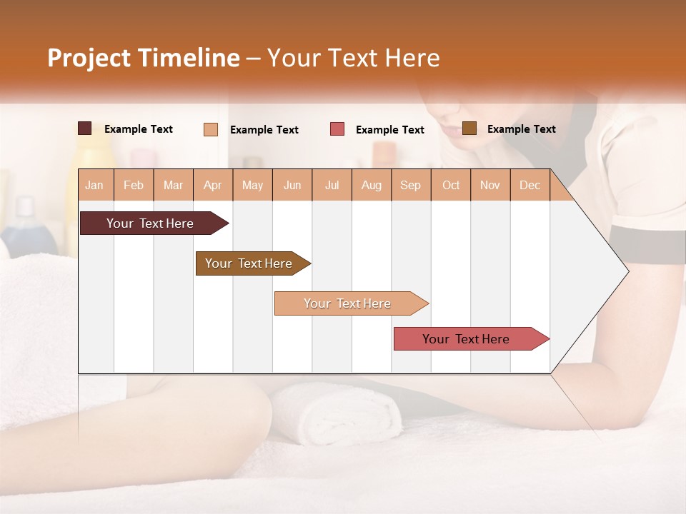 A Woman Getting A Facial Massage From A Man PowerPoint Template