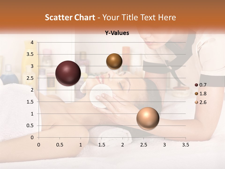 A Woman Getting A Facial Massage From A Man PowerPoint Template