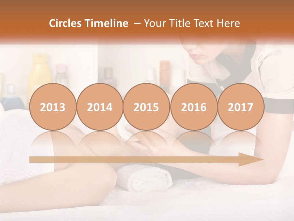 A Woman Getting A Facial Massage From A Man PowerPoint Template