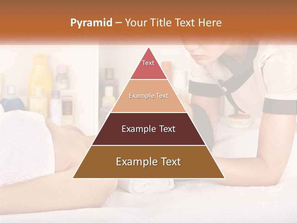 A Woman Getting A Facial Massage From A Man PowerPoint Template