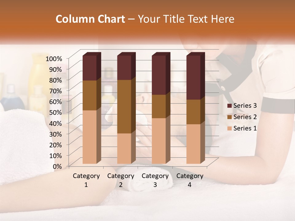 A Woman Getting A Facial Massage From A Man PowerPoint Template