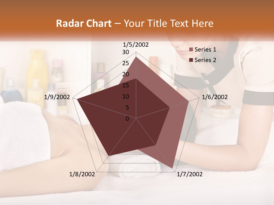 A Woman Getting A Facial Massage From A Man PowerPoint Template