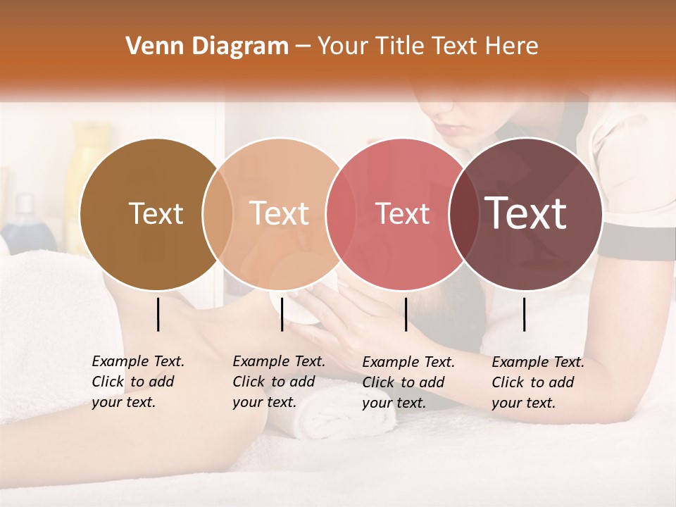 A Woman Getting A Facial Massage From A Man PowerPoint Template
