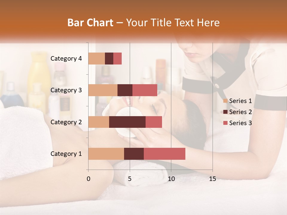 A Woman Getting A Facial Massage From A Man PowerPoint Template